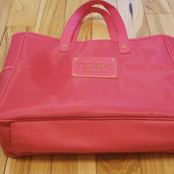 Victoria Secret Totes Set of 2✌New 15"W×12.5"H×4" Strong Canvas - Picture 9 of 14